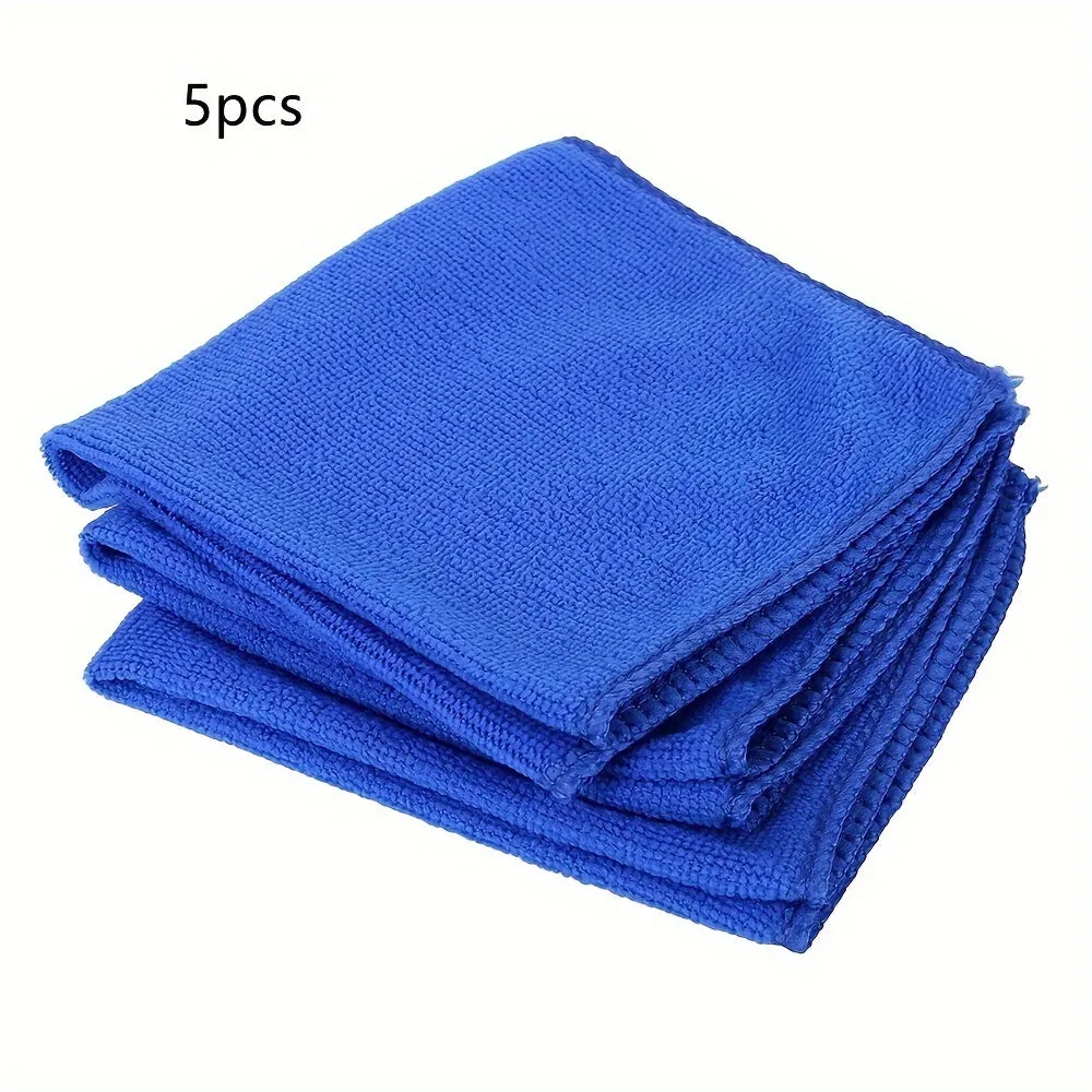 10pcs Microfiber Towel Set Perfect for Car  Household Cleaning