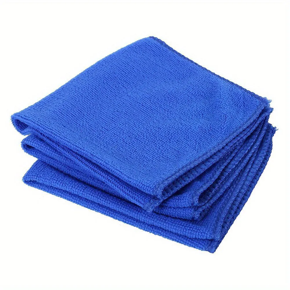 10pcs Microfiber Towel Set Perfect for Car  Household Cleaning