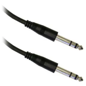 1/4 inch Stereo Audio Patch Cable, 1/4 Male, 100 foot