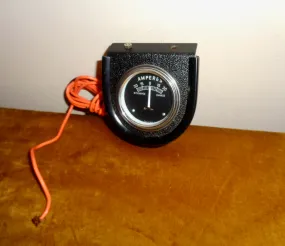 1960s Classic Car Dashboard Ammeter Gauge. Centre Zero 30 Amps