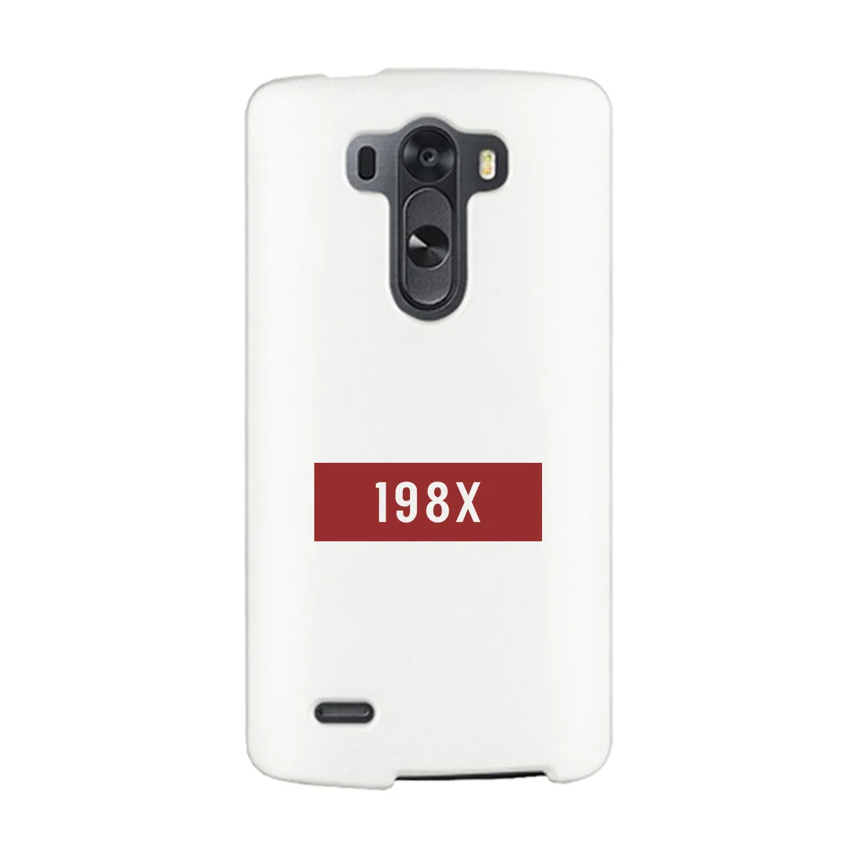 198X Black Cute Phone Case Born in 80s Funny Gift Idea