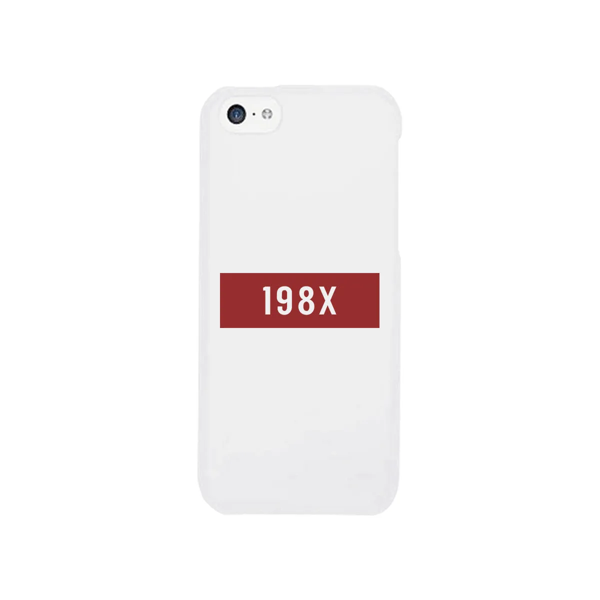 198X Black Cute Phone Case Born in 80s Funny Gift Idea