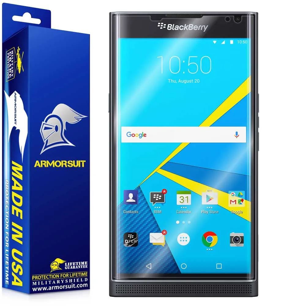 [2 Pack] BlackBerry Priv Screen Protector (Case-Friendly)