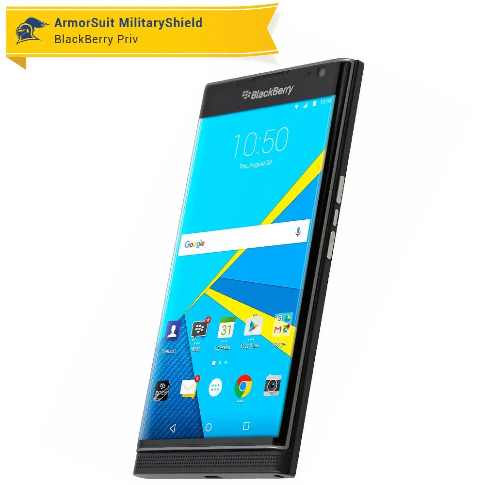 [2 Pack] BlackBerry Priv Screen Protector (Case-Friendly)