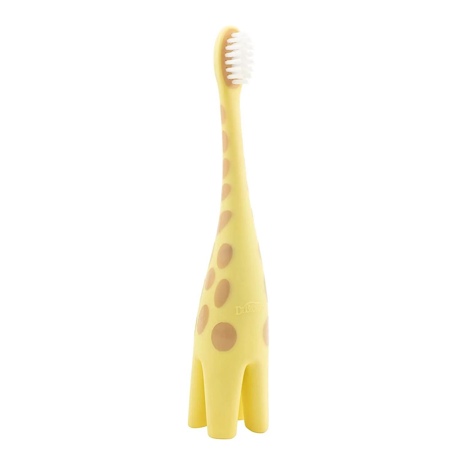 [2-Pack] Dr Brown's Infant-to-Toddler Toothbrush - Giraffe