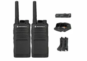 2 Pack of Motorola RMU2040 Business Two-Way Radio 2 Watts/4 Channels Military Spec 20 Floor Range