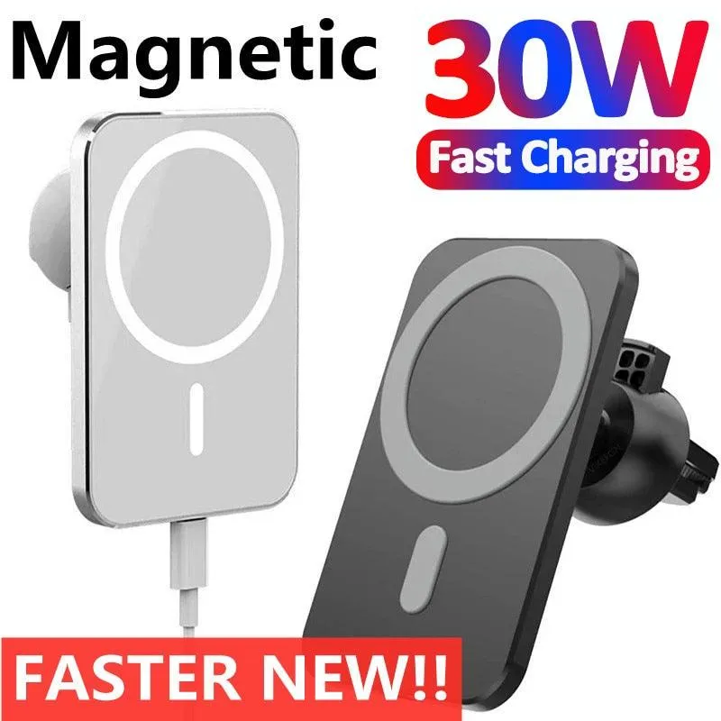 30W Magnetic Car Wireless Charger