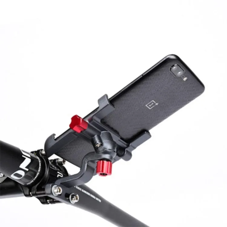 360 Rotate Eagle Claw Bionic Bike Phone Holder Mount Aluminum Bicycle Motocycle Handlebar Cellphone Stand Bracket(Titanium)