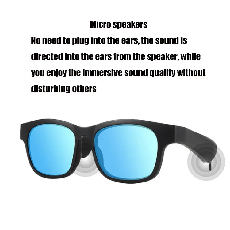 A12 Smart Bluetooth Audio Sunglasses Bluetooth Glasses(Silver)