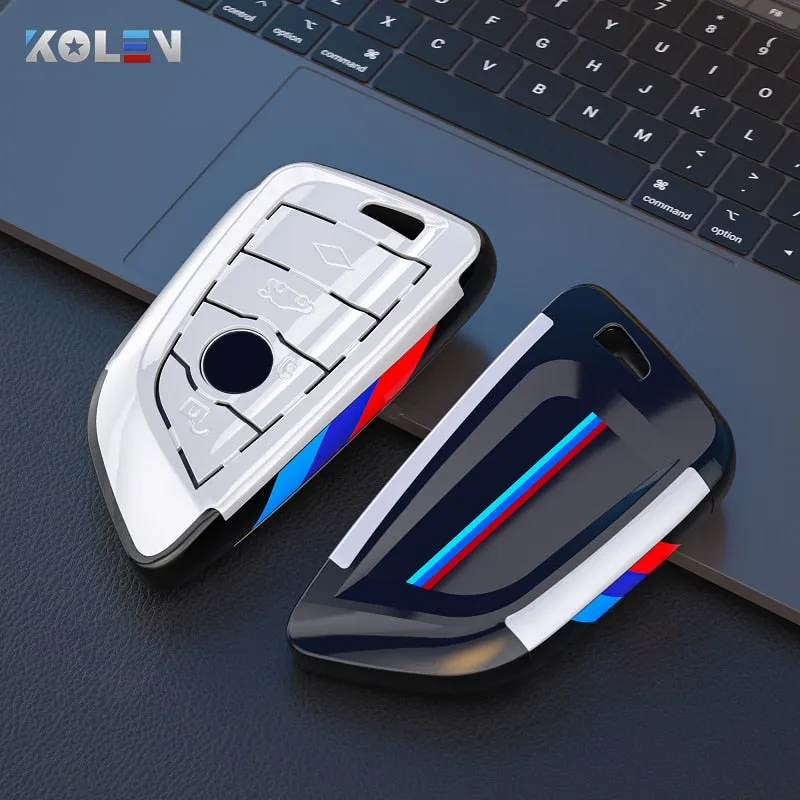 ABS Carbon Fiber Car Remote Key Case Cover Shell For BMW X1 X3 X5 X6 X7 G20 G30 G01 G02 G05 G11 G32 1 3 5 7 Series Accessories