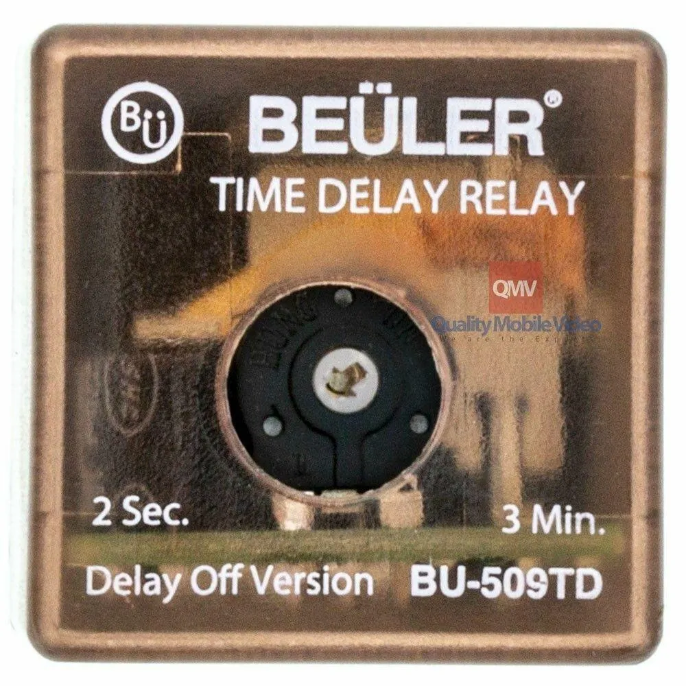 Accele Electronic BU509TD 12 VDC Automotive 5 Pin SPDT Adjustable Time Delay