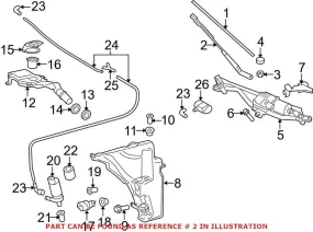 Audi Windshield Wiper Arm – Passenger Side 8K1955408A1P9