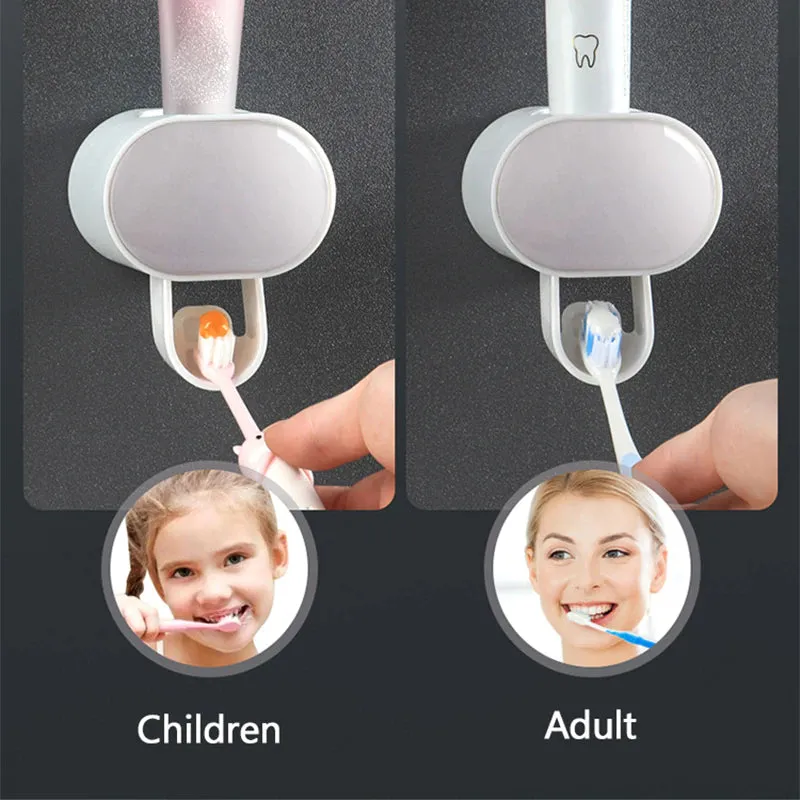 Automatic Toothpaste Dispenser Bathroom Accessories Toothbrush Holder for Home Bathroom Dental Cream Dispenser Dropshipping