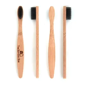 Bamboo Toothbrush | Kids | With Reusable Jute Pouch