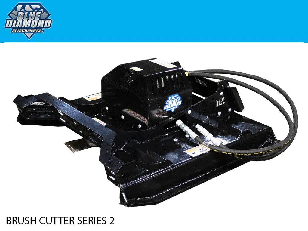 Blue Diamond Series 2 Brush Cutter for Mini Loaders