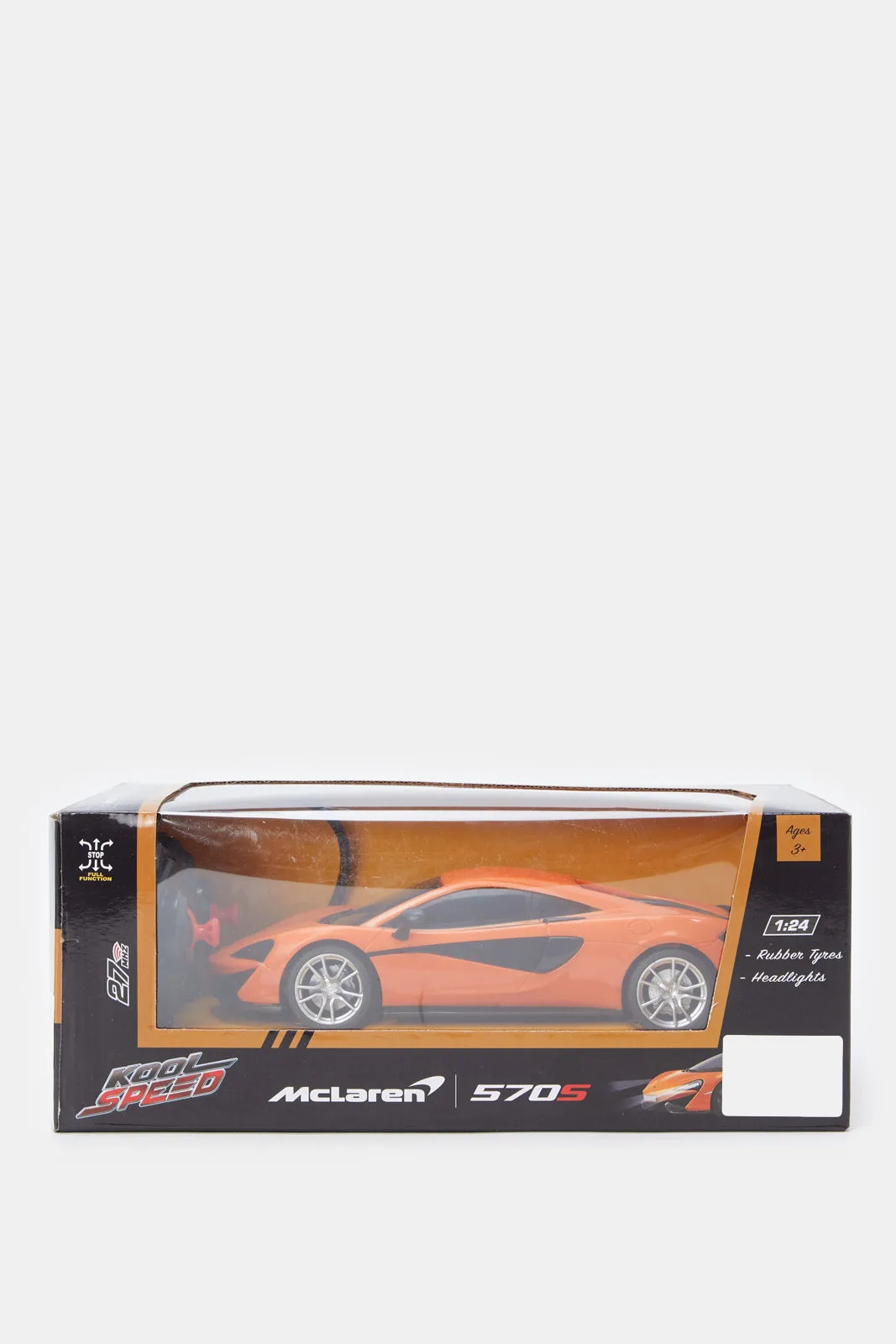 Boys Orange Chargeable McLaren  With Remote Control (2 Piece)