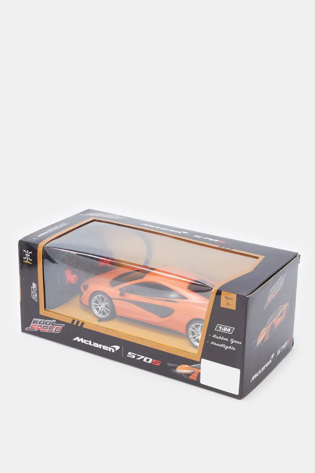 Boys Orange Chargeable McLaren  With Remote Control (2 Piece)