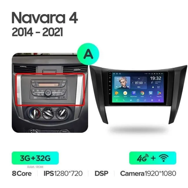 Car Dealz Premium Advanced 4G Data Model 10.2" Android 12.0 For Nissan Navara D23 IV 4 2014 - 2021