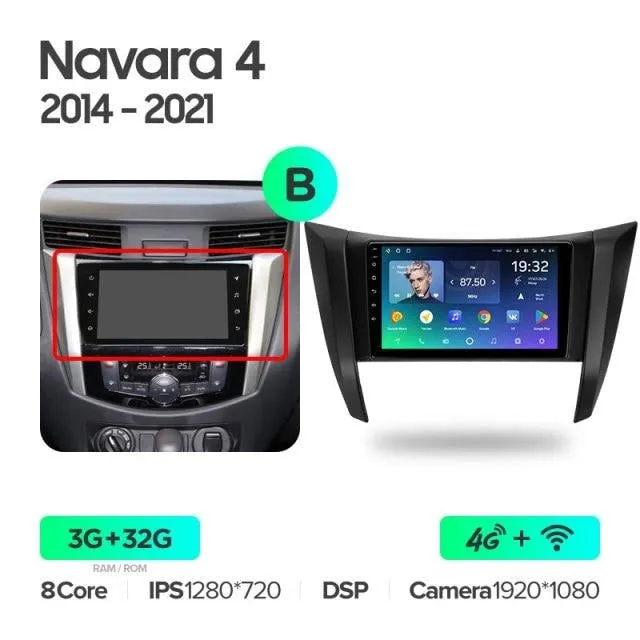 Car Dealz Premium Advanced 4G Data Model 10.2" Android 12.0 For Nissan Navara D23 IV 4 2014 - 2021