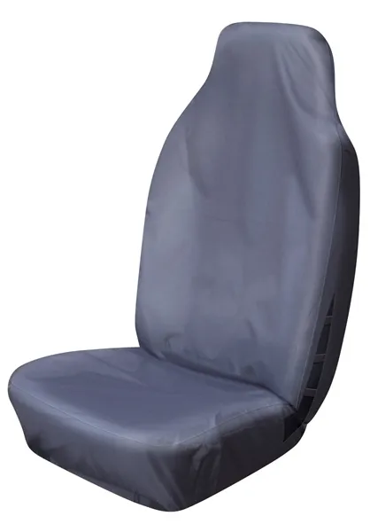 Car Seat Cover High Back Waterproof - Front Single - Grey