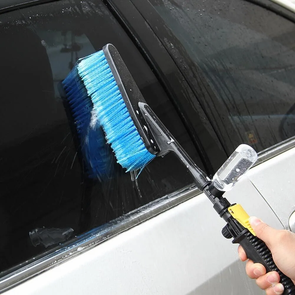 Car Washing Brush with Hose Attachment and Soap Dispenser