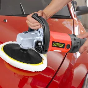 CARBINIC x CHESTON 1400W Car Polish Machine | Car Polishing Machine Ideal for Automobile Maintenance | 180mm Disc | Buffing Machine | Variable Speed Polisher | Polishing Power Tool | 600-3000 RPM