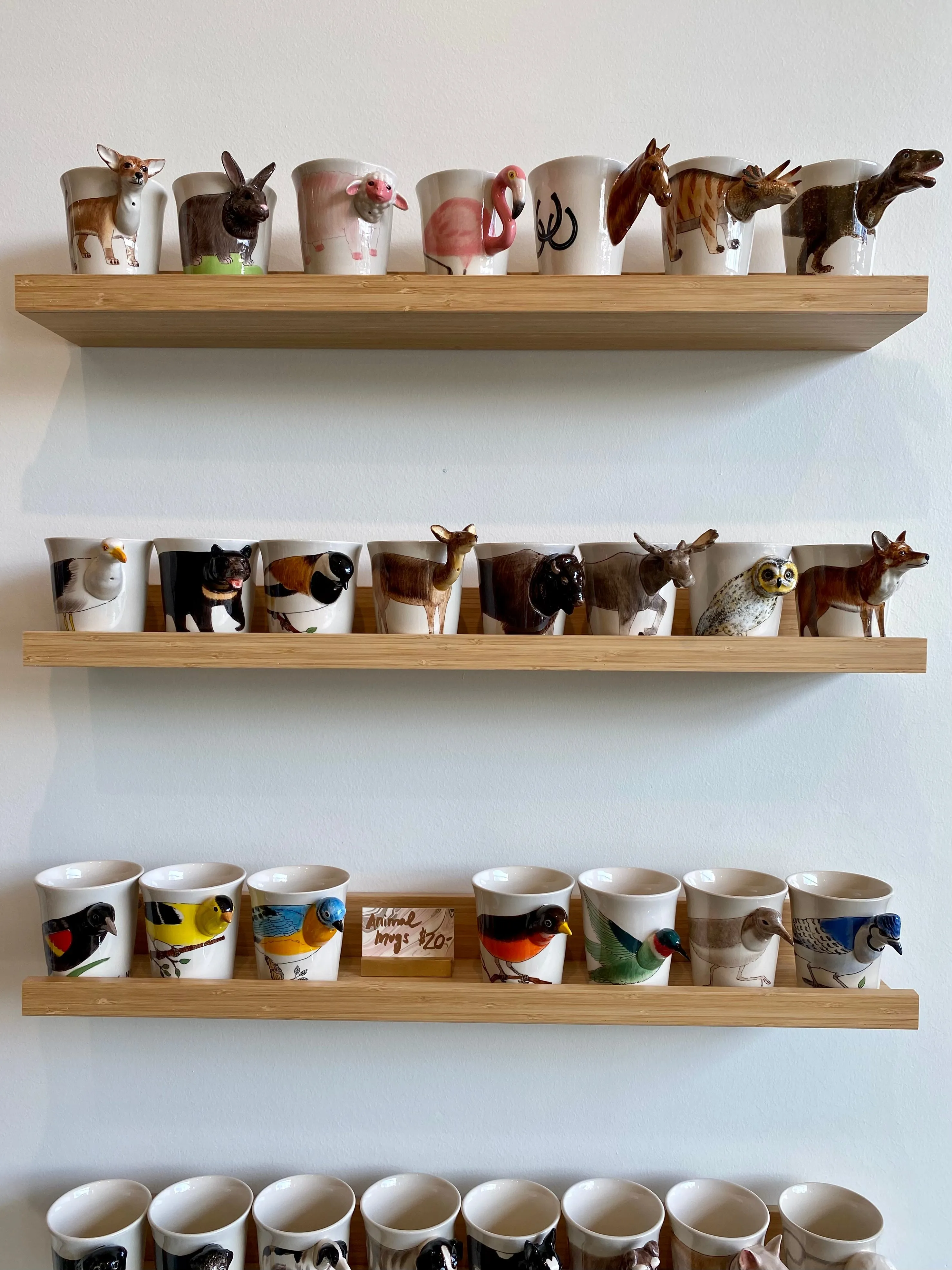 Ceramic Animal Mugs | Cats