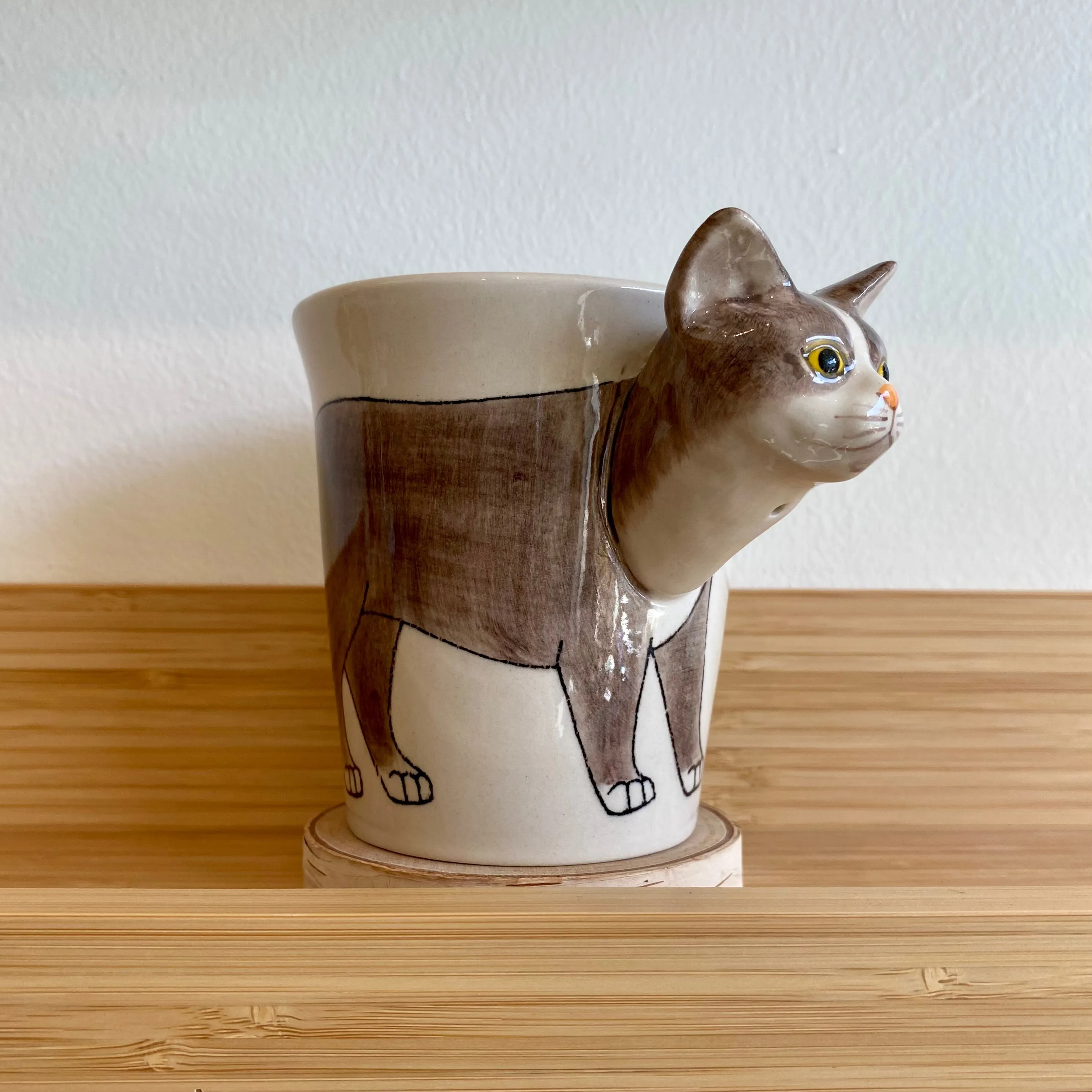 Ceramic Animal Mugs | Cats