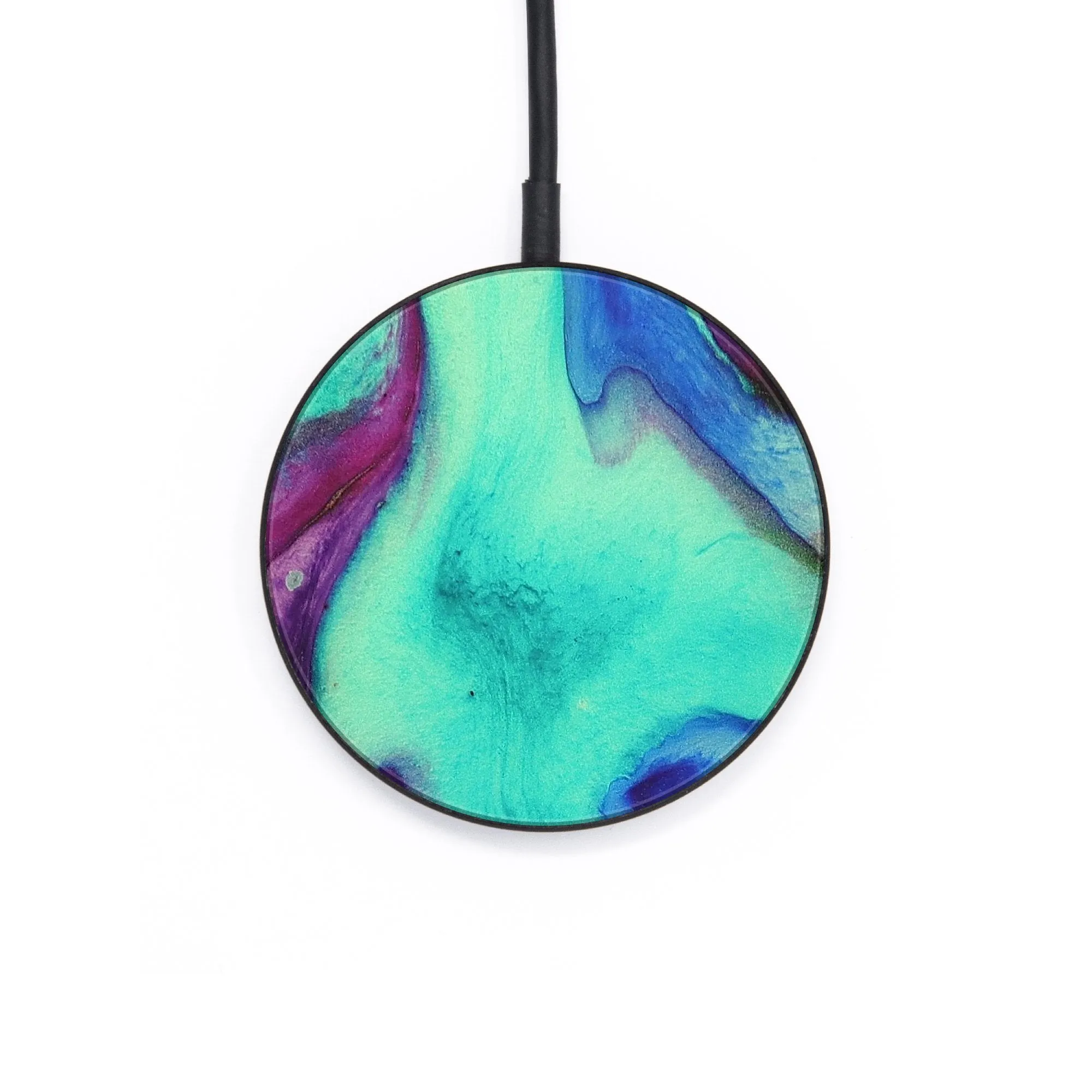 Circle ResinArt Wireless Charger - Alaina (Watercolor, 671833)