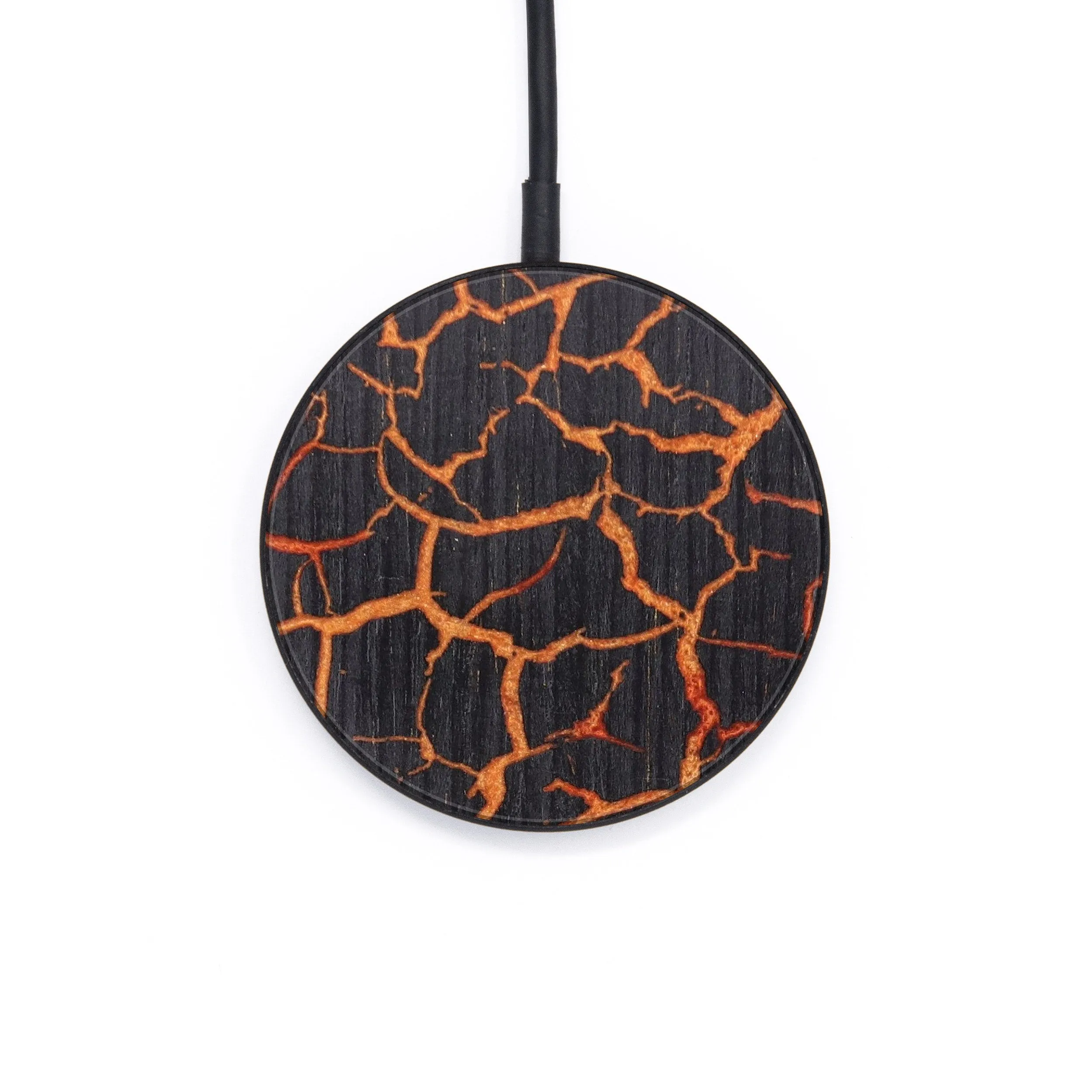 Circle Wood Resin Wireless Charger - Aziel (Lava, 627034)