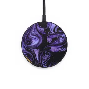 Circle Wood Resin Wireless Charger - Beau (Purple, 650245)