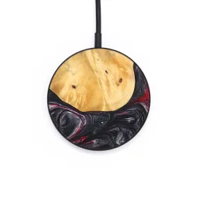 Circle Wood Resin Wireless Charger - Blakely (Red, 691049)