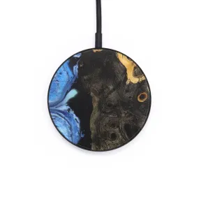 Circle Wood Resin Wireless Charger - Brock (Blue, 687874)