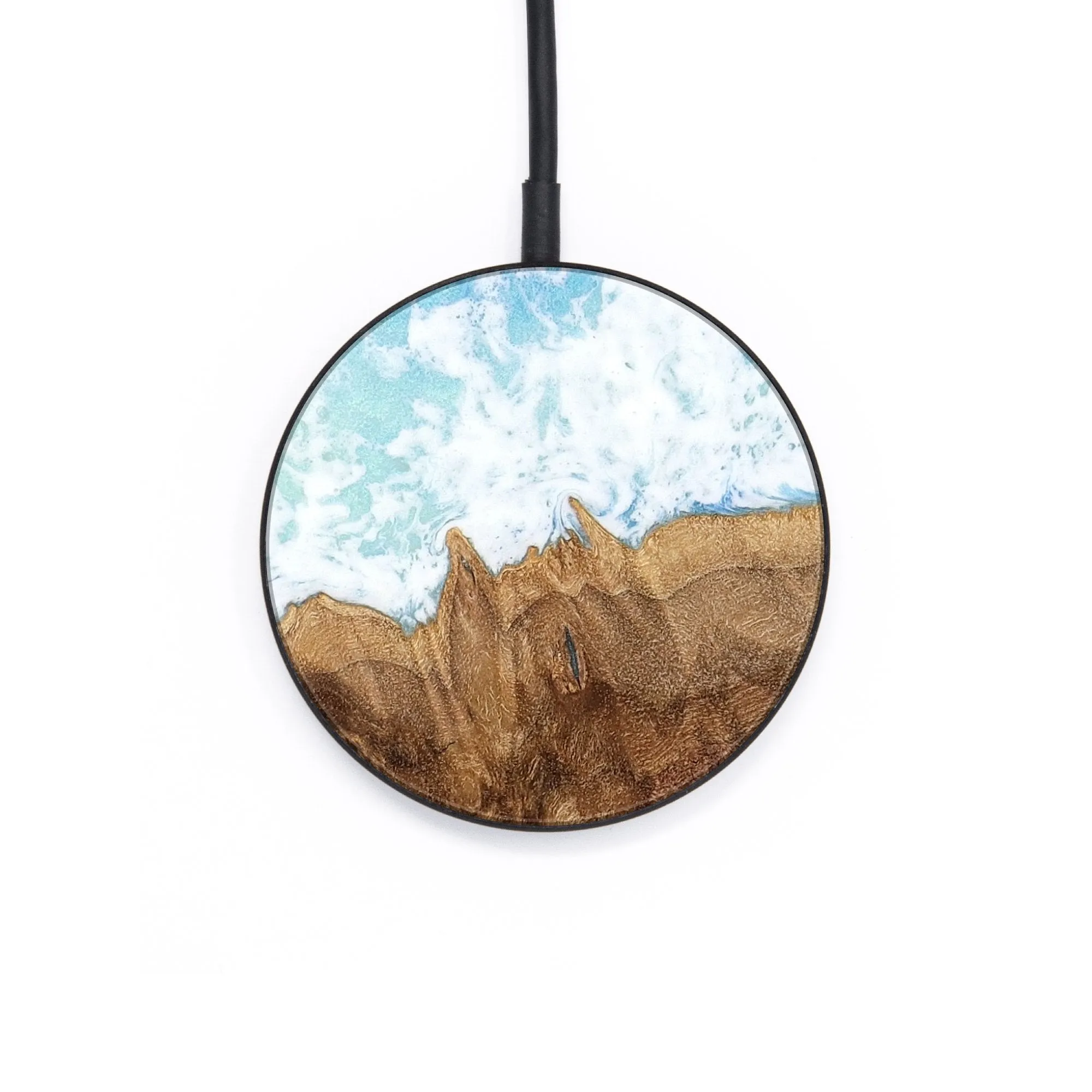 Circle Wood Wireless Charger - Nikos (Coastal, 735366)