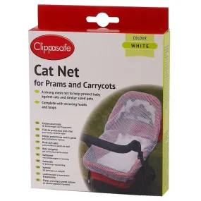 Clippasafe Pram/Carrycot Cat Net White