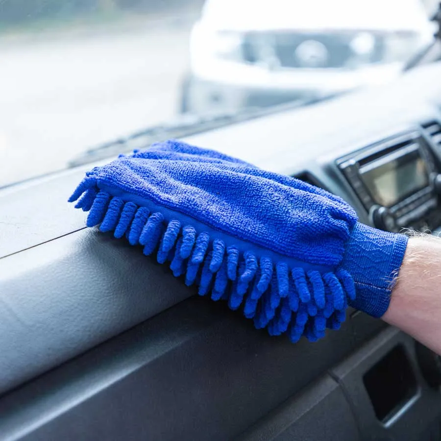 Complete 6pc Car Cleaning Kit - Streak & Scratch Free Tools To Wash, Dust & Polish!