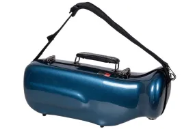 Crossrock CRF1020TR-BL Fiberglass Trumpet Case w/ TSA Lock - Blue