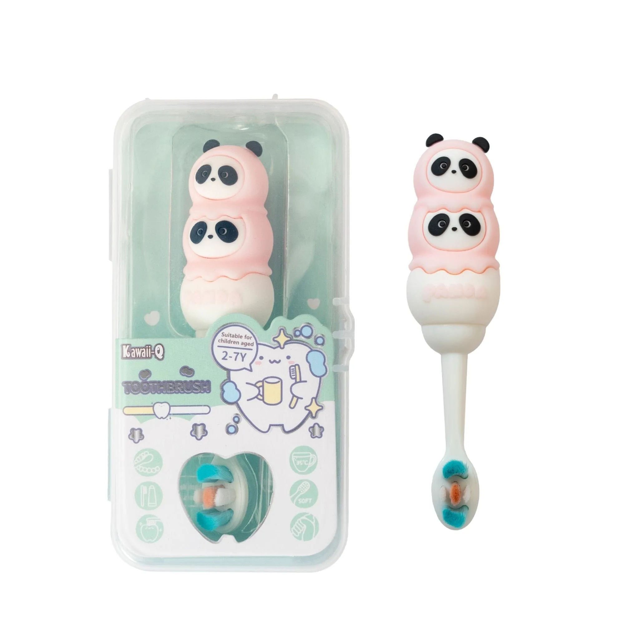 Cute Panda Handle Soft Kids Toothbrush