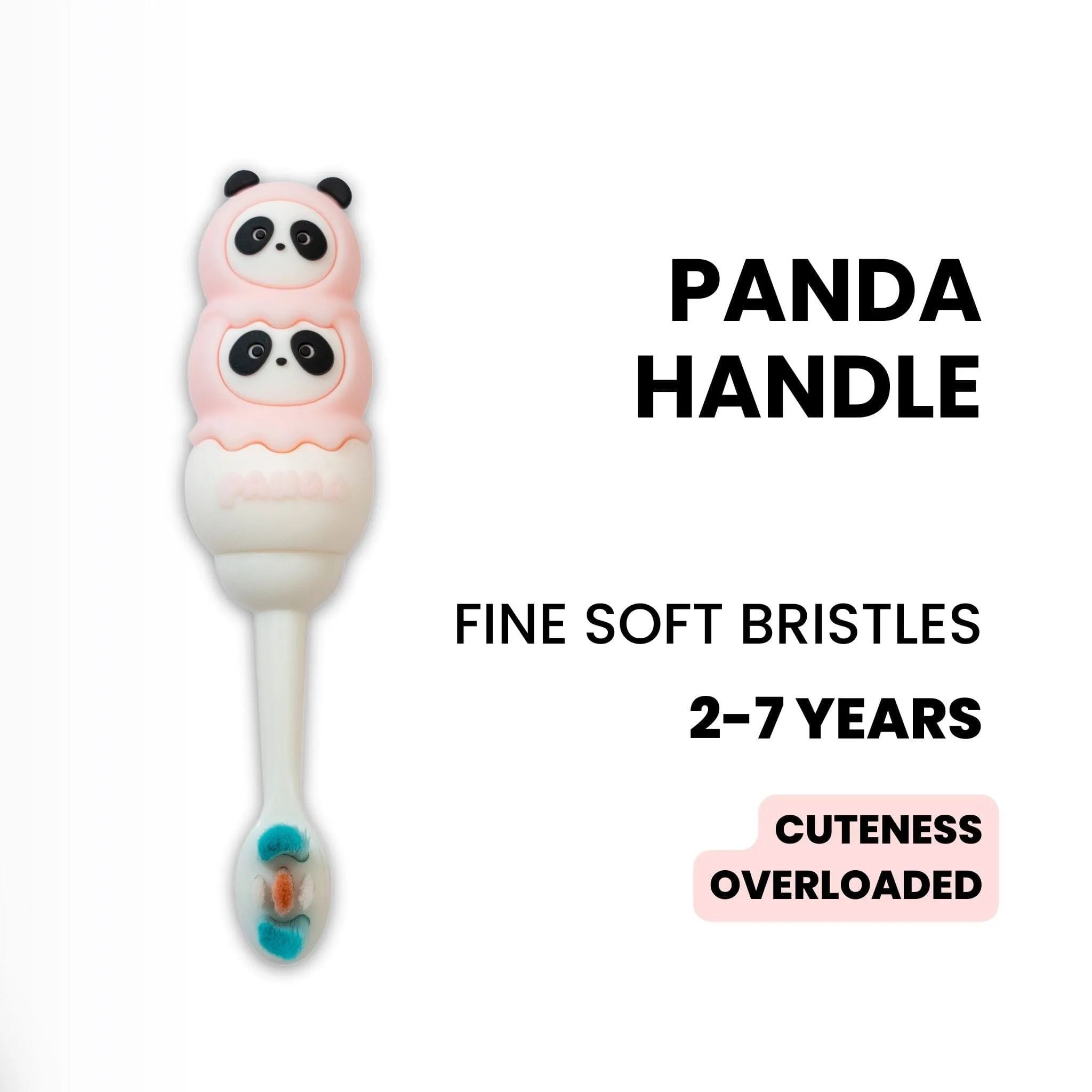 Cute Panda Handle Soft Kids Toothbrush