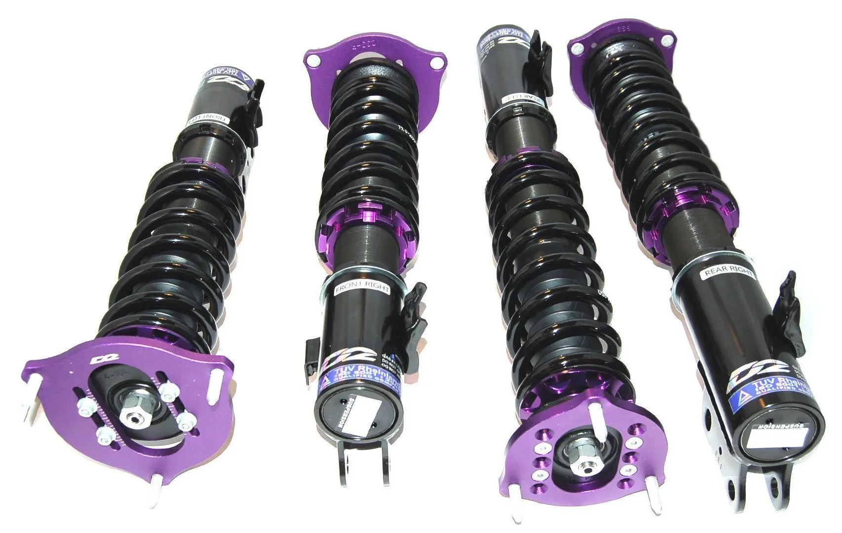 D2 Racing RS Coilovers Mitsubishi Lancer ES/GTS/Ralliart (07-17) w/ Front Camber Plates