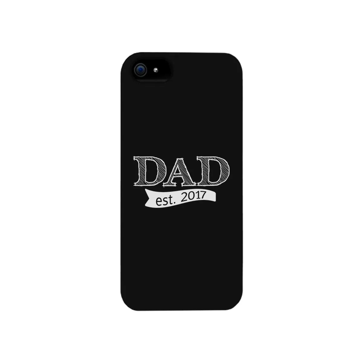 Dad Est 2017 Black iPhone 4 Case