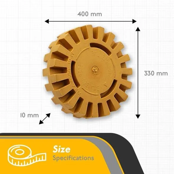 Decal Eraser Removal Wheel Kit