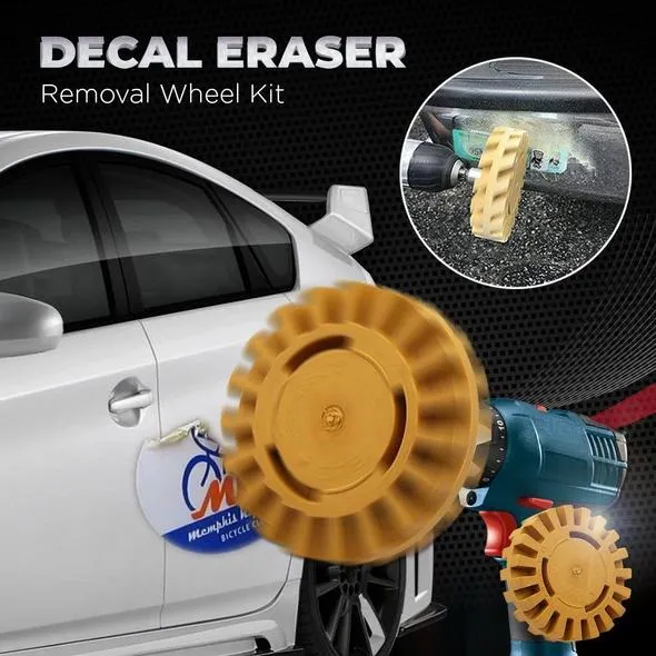 Decal Eraser Removal Wheel Kit