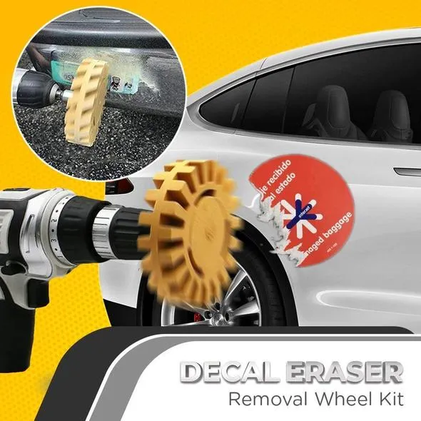 Decal Eraser Removal Wheel Kit