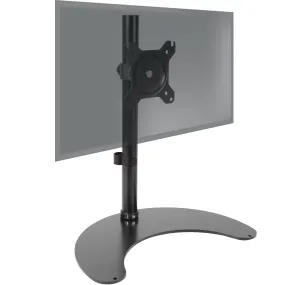 Duronic Monitor Stand DM15D1, Monitor Arm for 13-32” PC LED Screens, Adjustable Tilt Single Monitor Mount, Gaming Monitor Desk Mount with VESA 75 100, Monitor Riser for Work & Home Office Desk