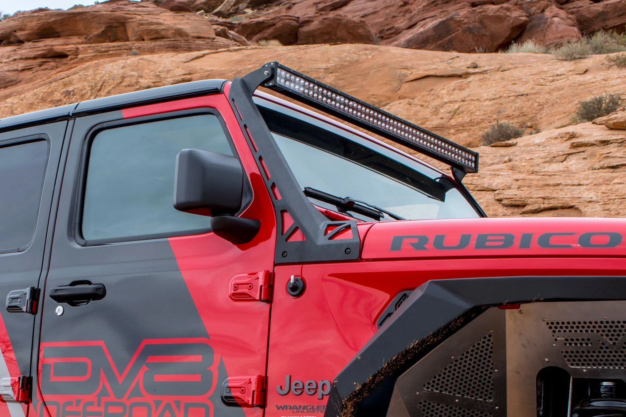 DV8 Off Road Light Mount Jeep Wrangler JL (2018-2021) Gladiator JT (2020-2021) Full / Lower A-Pillar