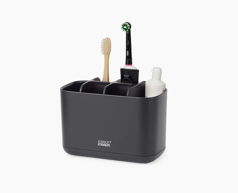 EasyStore™ Large Matt Black Toothbrush Holder