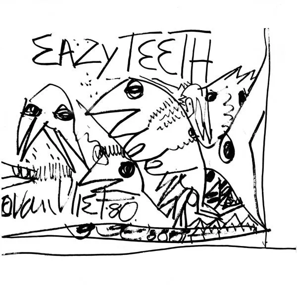 Eazy Teeth - Car Noise USED POST PUNK / GOTH 7"