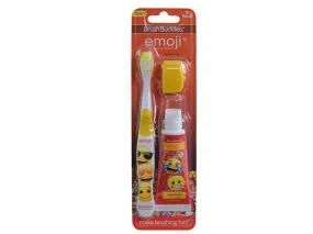 Emoji Toothpaste, Toothbrush Cover & Toothbrush Set