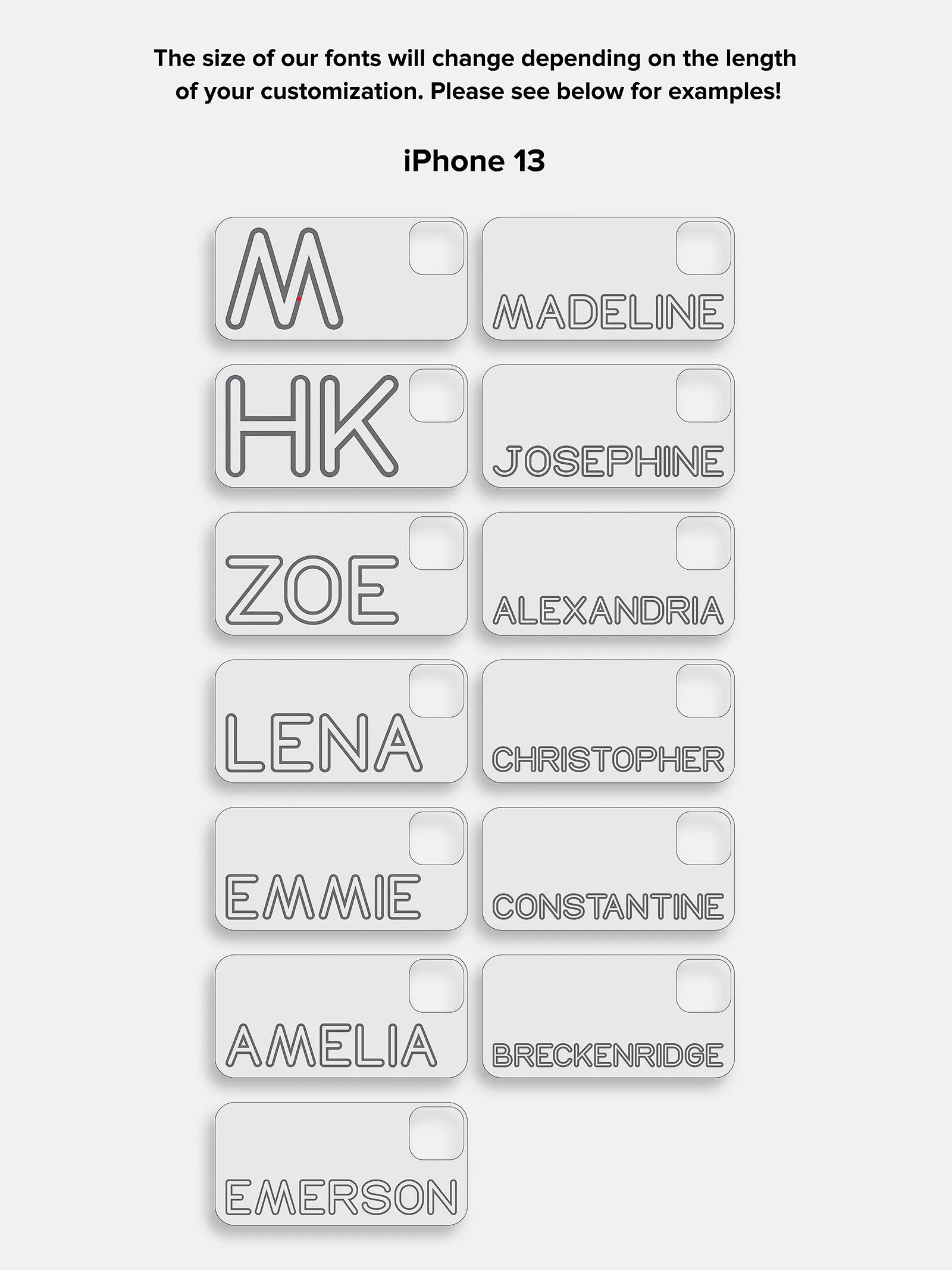 Fine Line Custom iPhone Case - Mauve/Light Pink